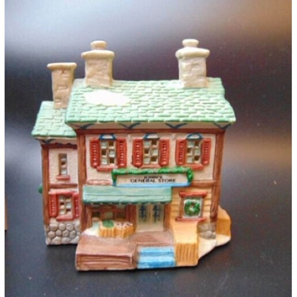 Vtg. 1995 Christmas Village Home Town America Collection Porcelain General Store - Picture 1 of 13